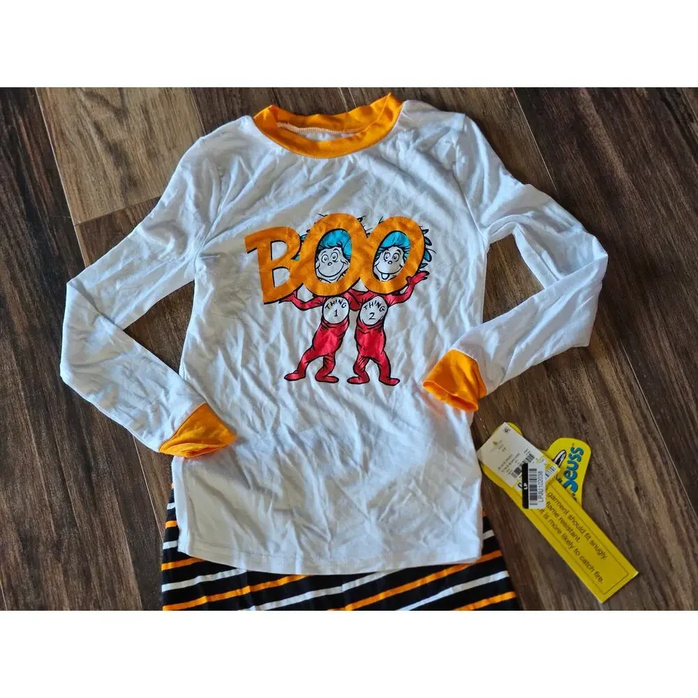 Dr. Seuss Thing 1 & Thing 2 Snug Fit 2pc Pajama Sets Size 5T